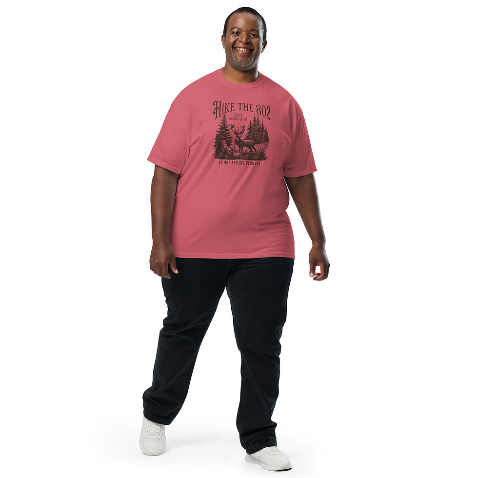 Thumbnail: Hike the 802: Unisex garment-dyed heavyweight t-shirt