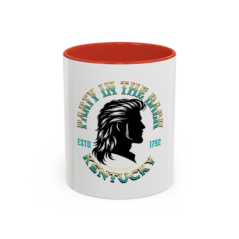 Thumbnail: Party in the Back Kentucky: Accent Coffee Mug (11, 15oz)