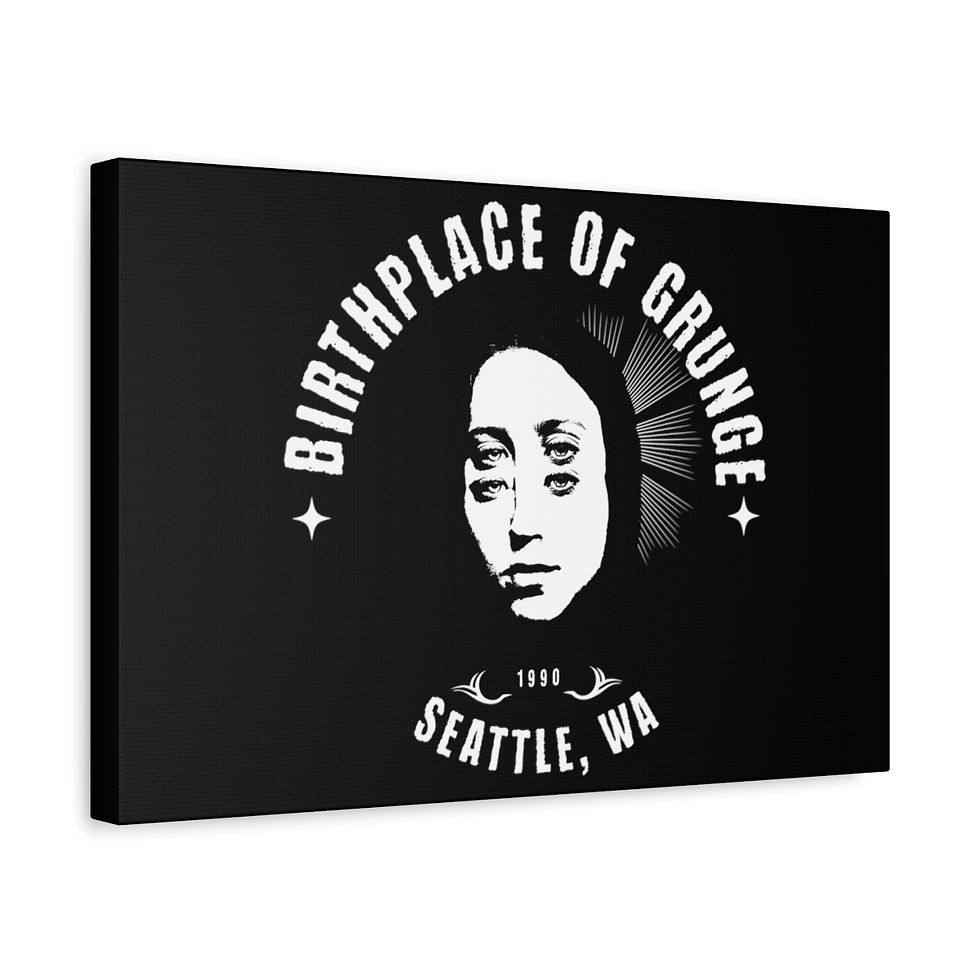 Thumbnail: Birthplace of Grunge: Matte Canvas, Stretched, 1.25"