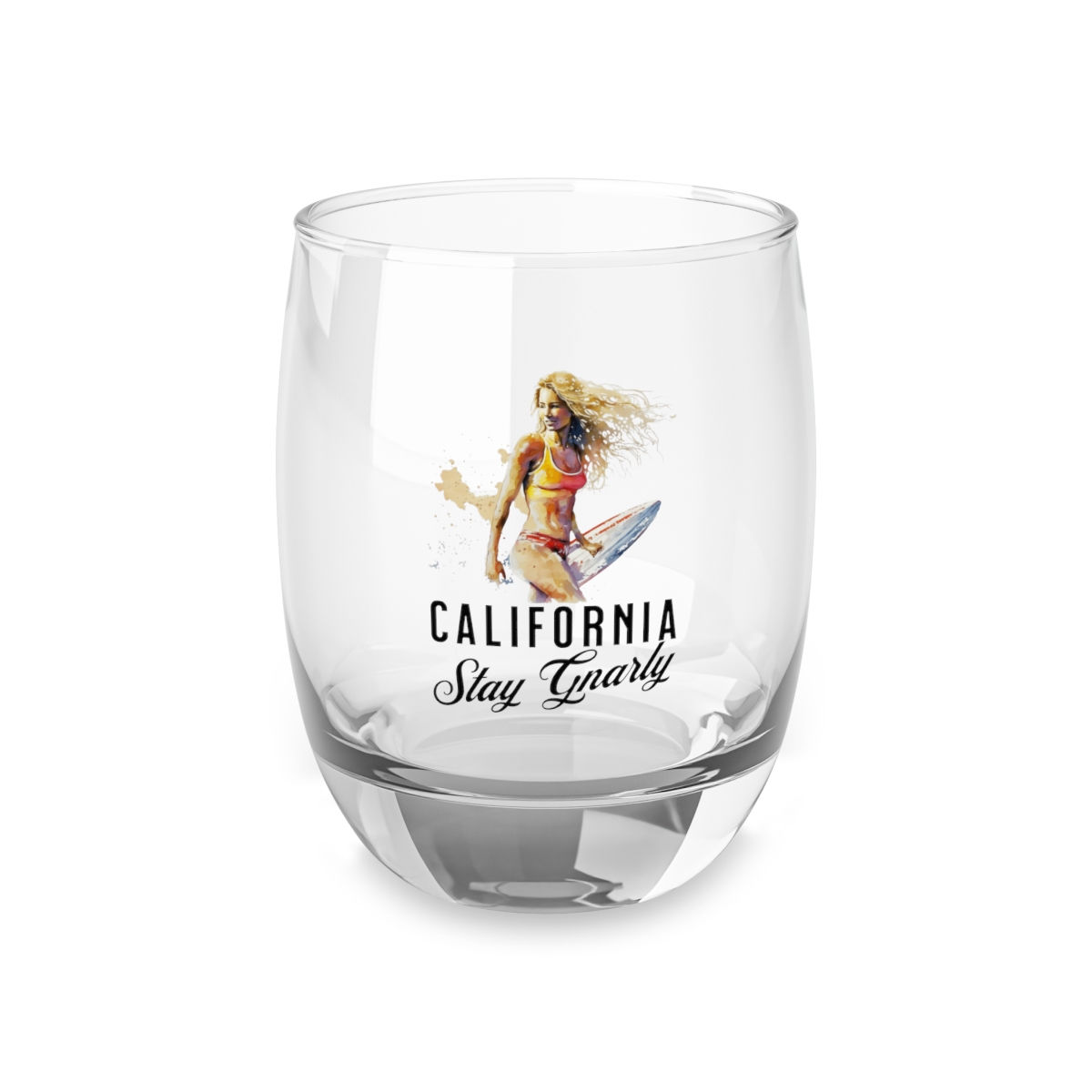 Stay Gnarly CA: Whiskey Glass