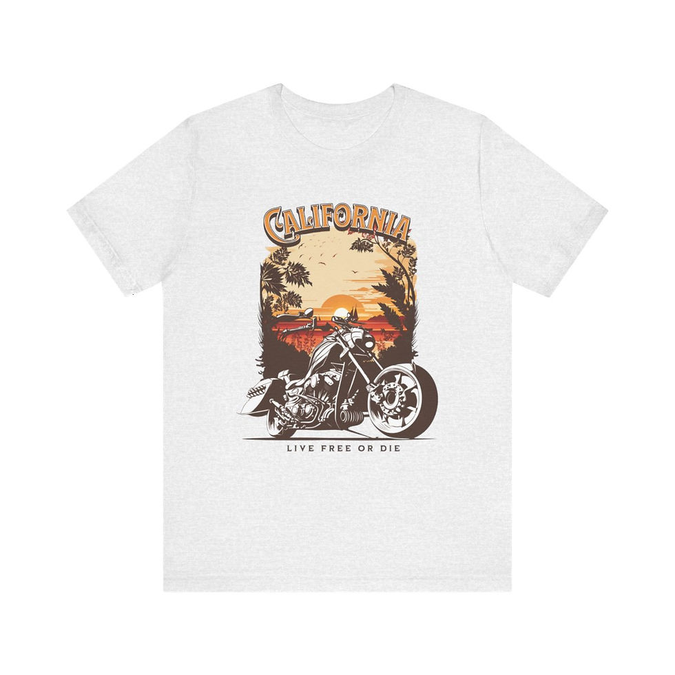 Thumbnail: Live Free or Die CA: Unisex Jersey Short Sleeve Tee