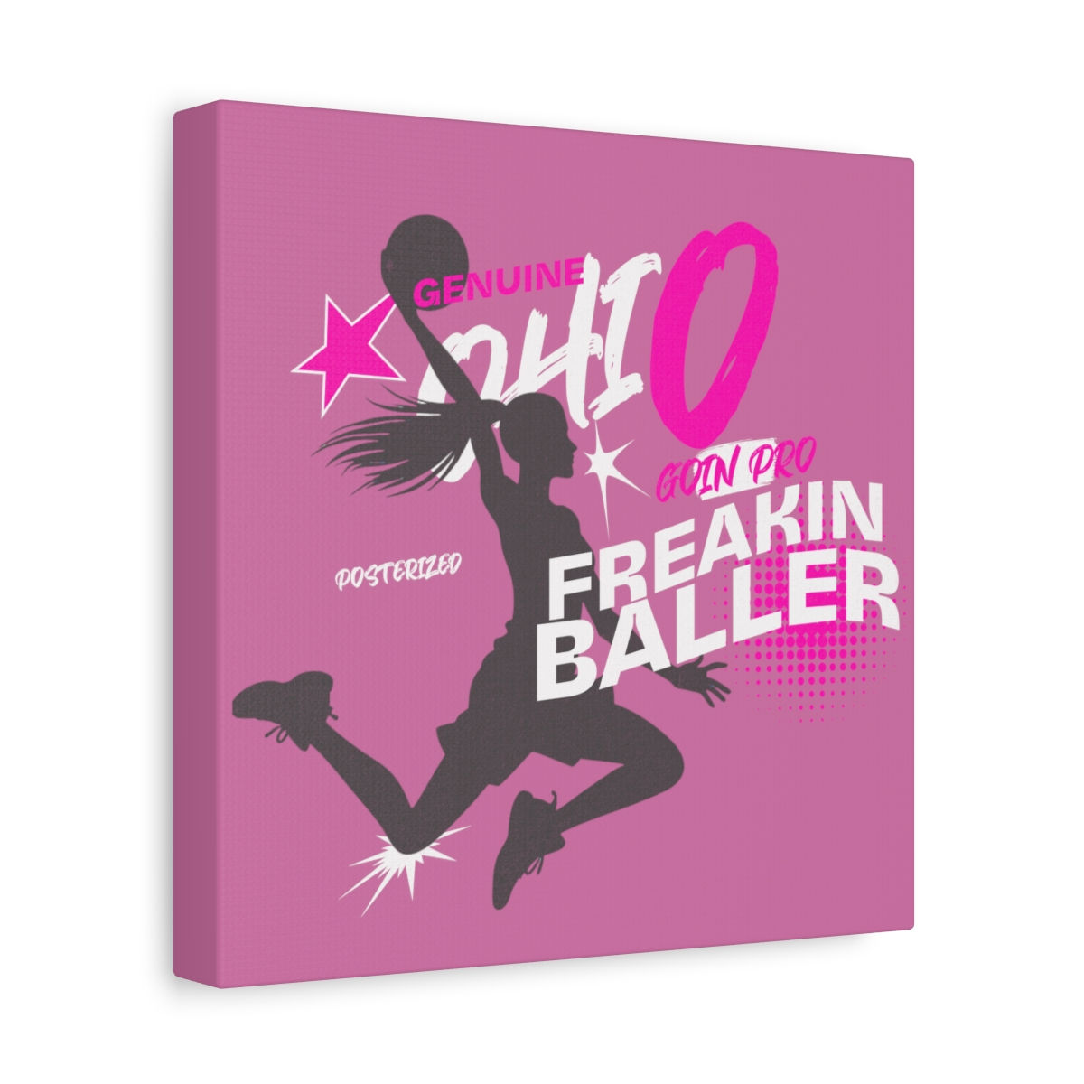 Ohio Baller: Matte Canvas, Stretched, 1.25"