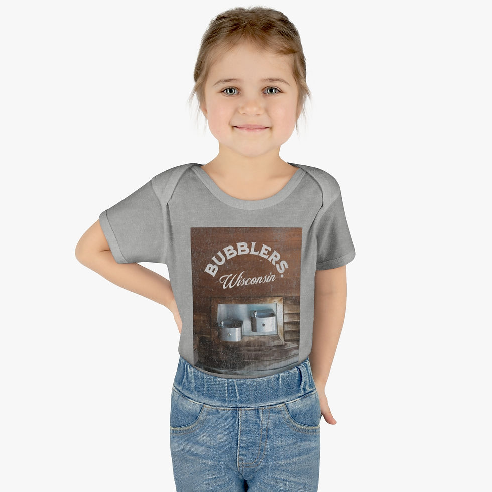 Thumbnail: Bubblers Wisconsin: Infant Baby Rib Bodysuit