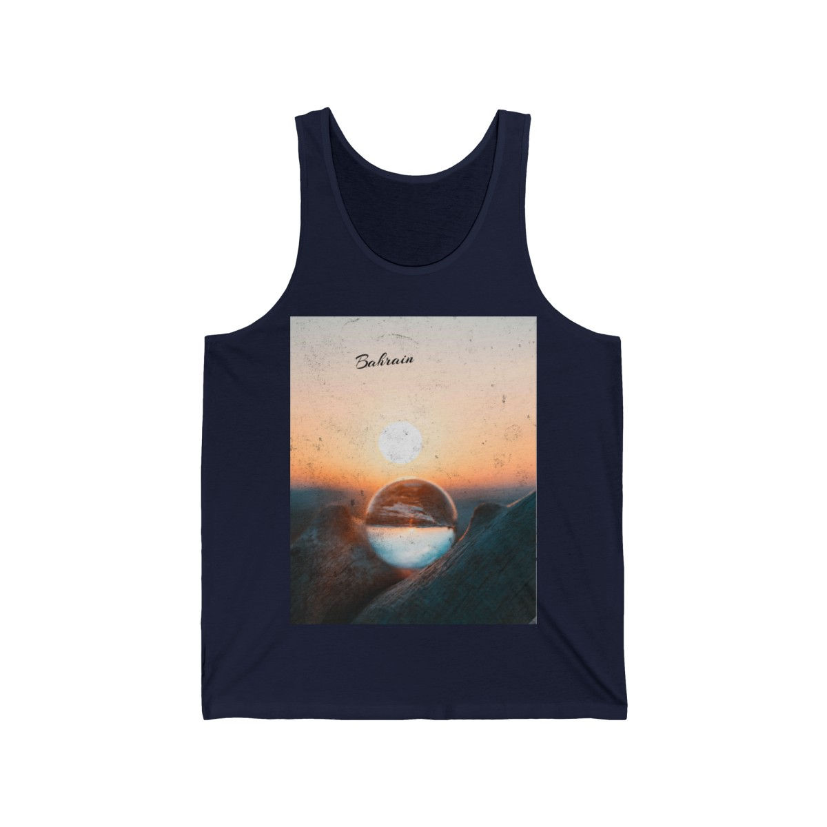 Bahrain Land of Pearls: Unisex Jersey Tank