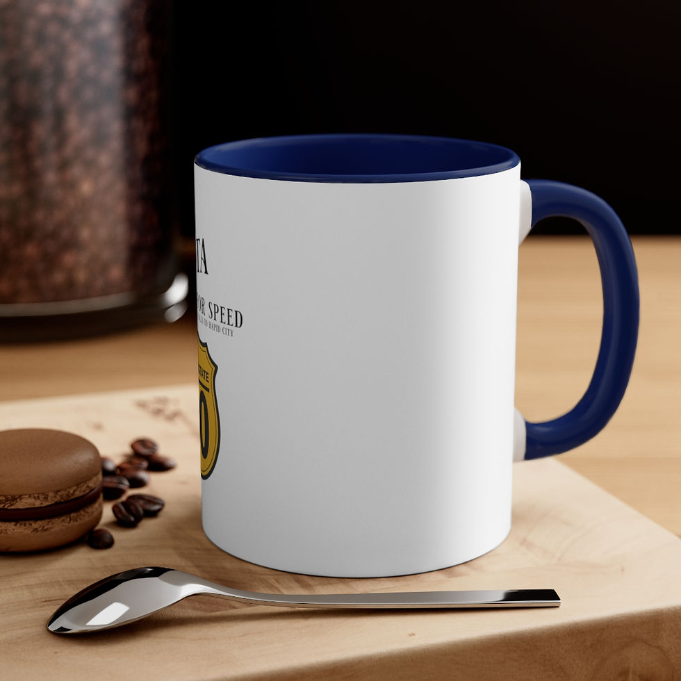 Thumbnail: South Dakota Highway: Accent Coffee Mug, 11oz