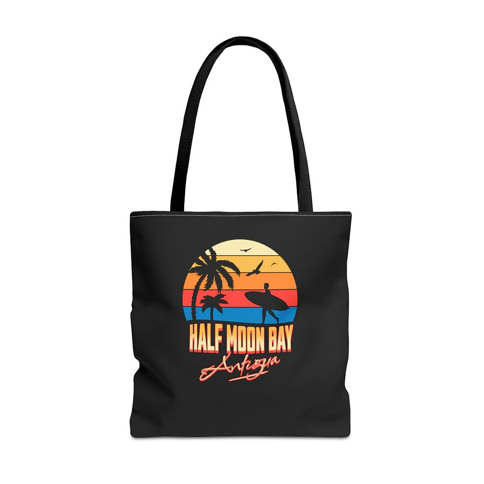Thumbnail: Antigua Half Moon Bay: Beach Tote Bag (AOP)