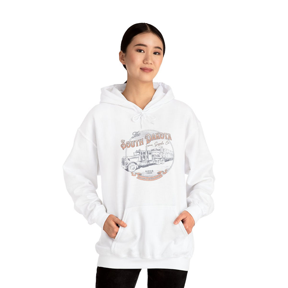 Thumbnail: South Dakota Farm Supplies: Unisex Heavy Blend™ Hooded Sweatshirt