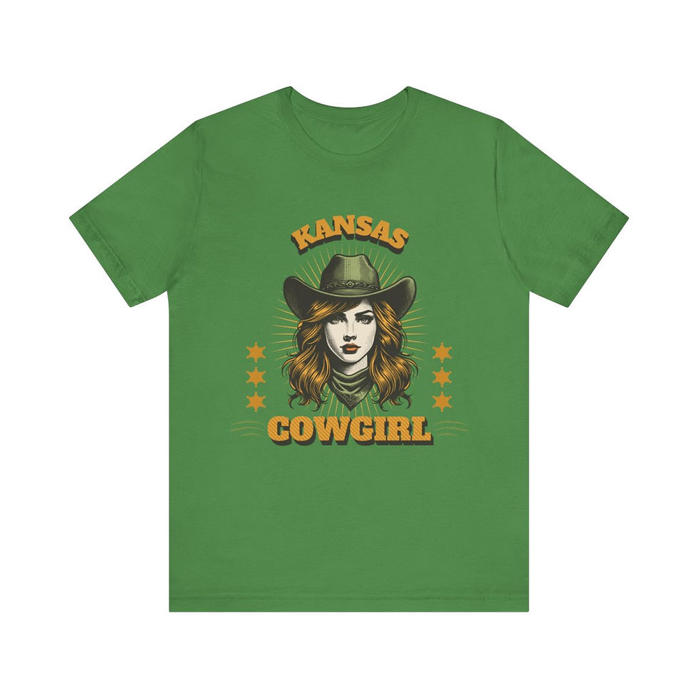 Thumbnail: Kansas Cowgirl: Unisex Jersey Short Sleeve Tee