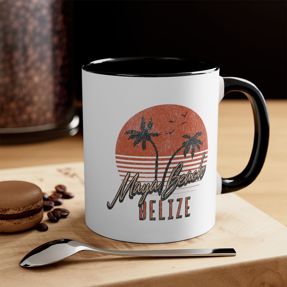 Thumbnail: Maya Beach Belize: Accent Coffee Mug, 11oz
