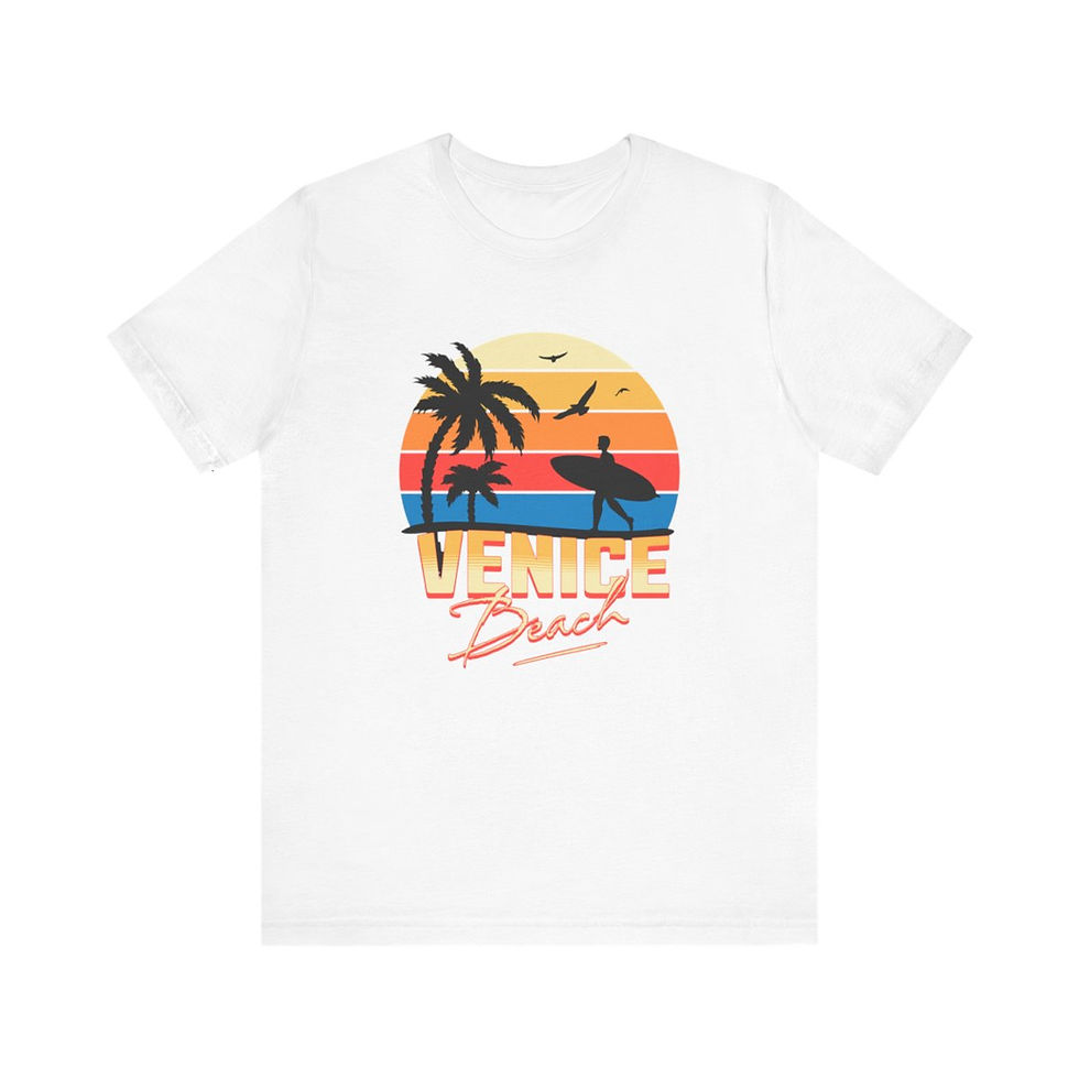 Thumbnail: Venice Beach: Unisex Jersey Short Sleeve Tee