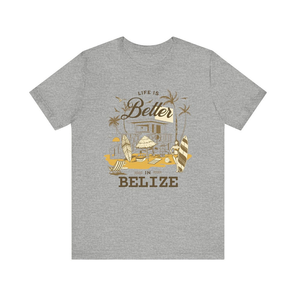 Thumbnail: Life is Better in Belize: Unisex Jersey Short Sleeve Tee