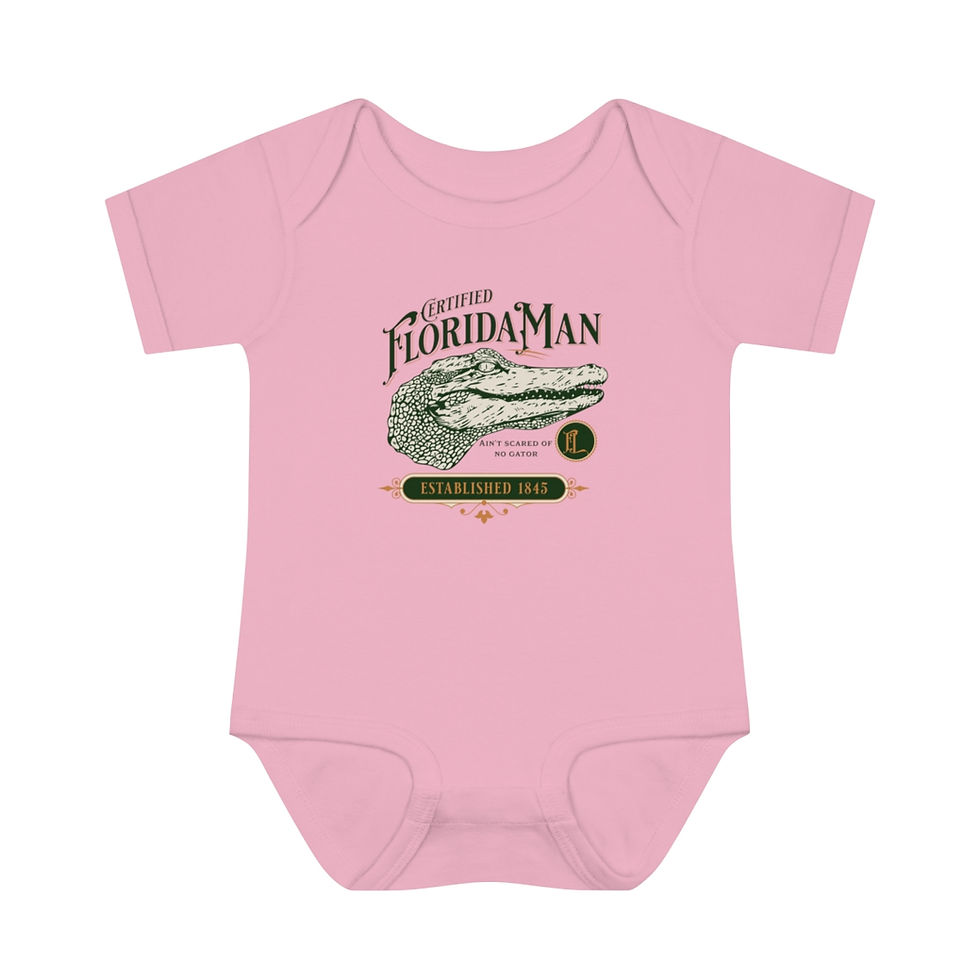 Thumbnail: Certified Florida Man 2: Infant Baby Rib Bodysuit