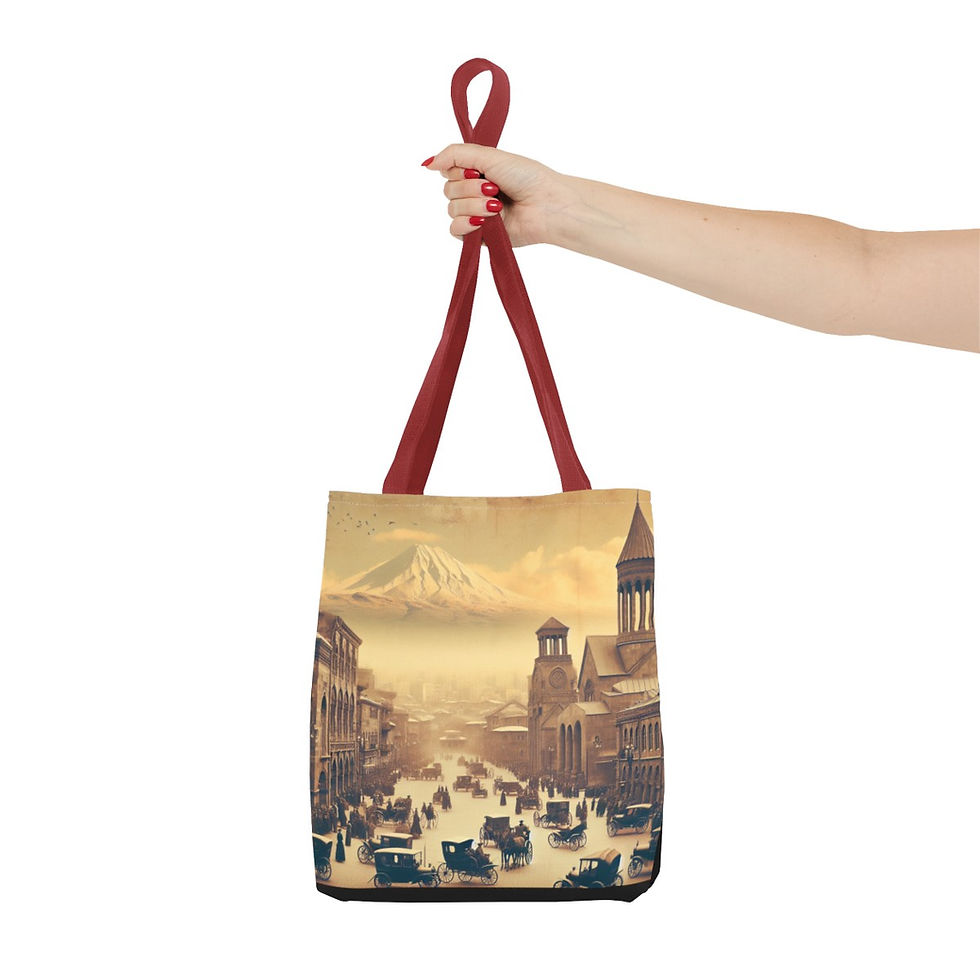 Thumbnail: Armenia ancestors: Travel Tote Bag (AOP)