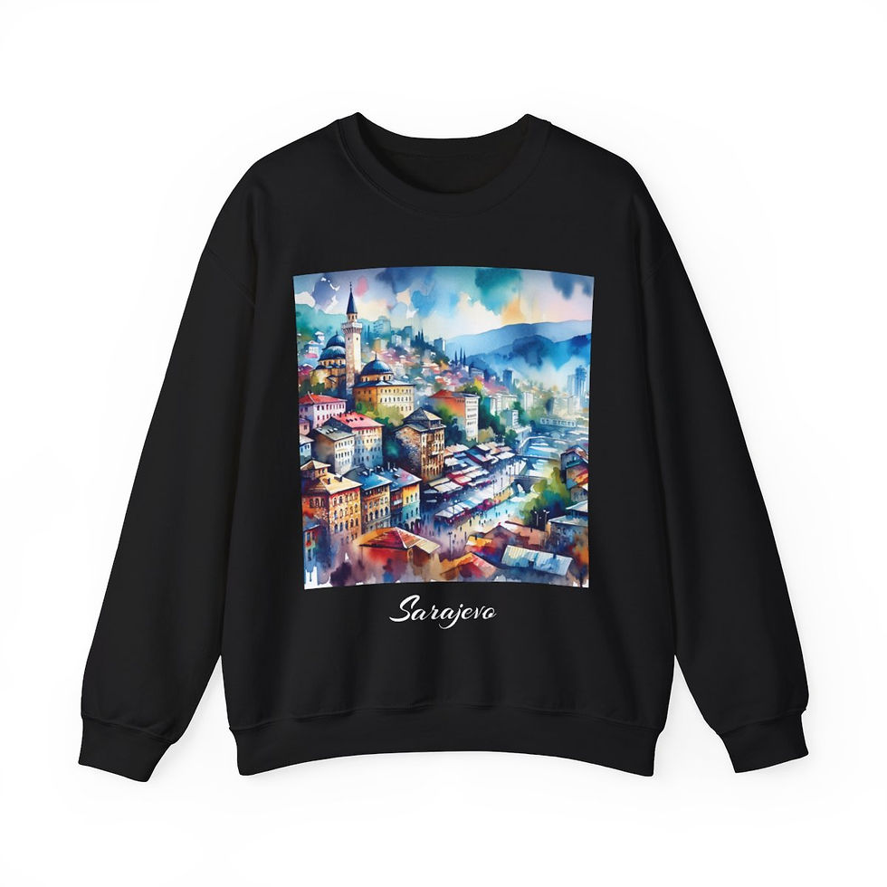 Thumbnail: Sarajevo Bosnia: Unisex Heavy Blend™ Crewneck Sweatshirt