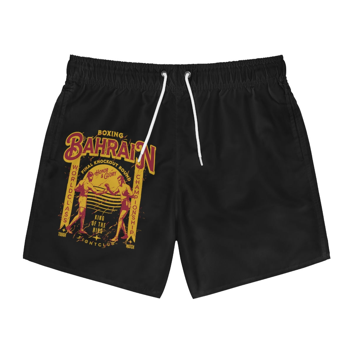 Boxing Bahrain: Swim Trunks (AOP)
