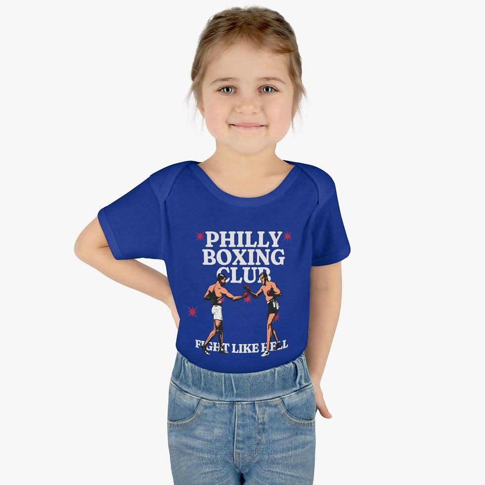 Thumbnail: Philly Boxing Club Pennsylvania: Infant Baby Rib Bodysuit