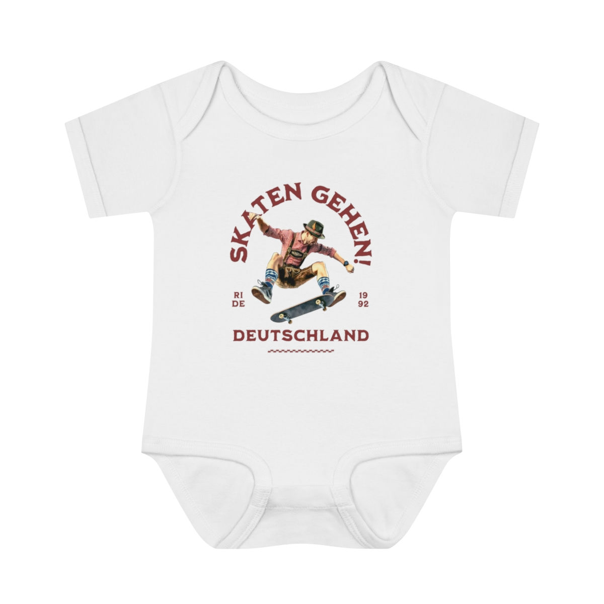 Skaten Gehen Germany: Infant Baby Rib Bodysuit