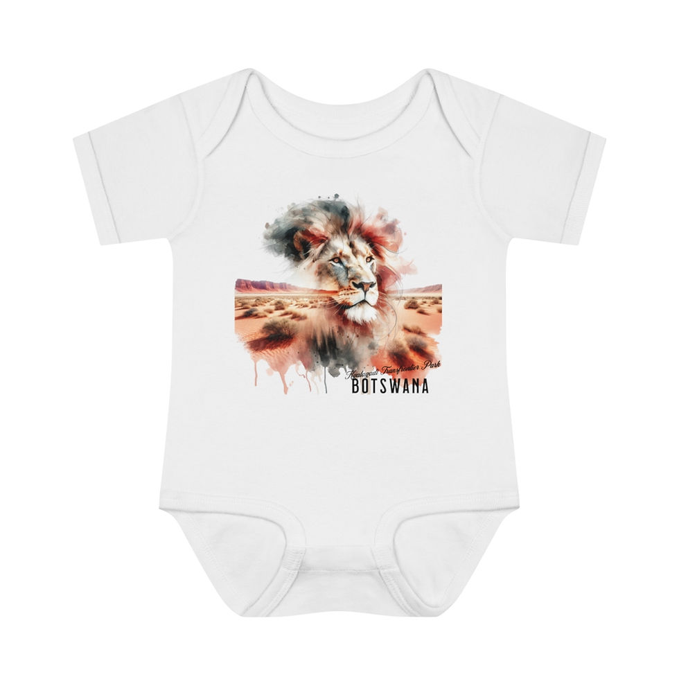 Thumbnail: Kgalagardi Park Botswana: Infant Baby Rib Bodysuit