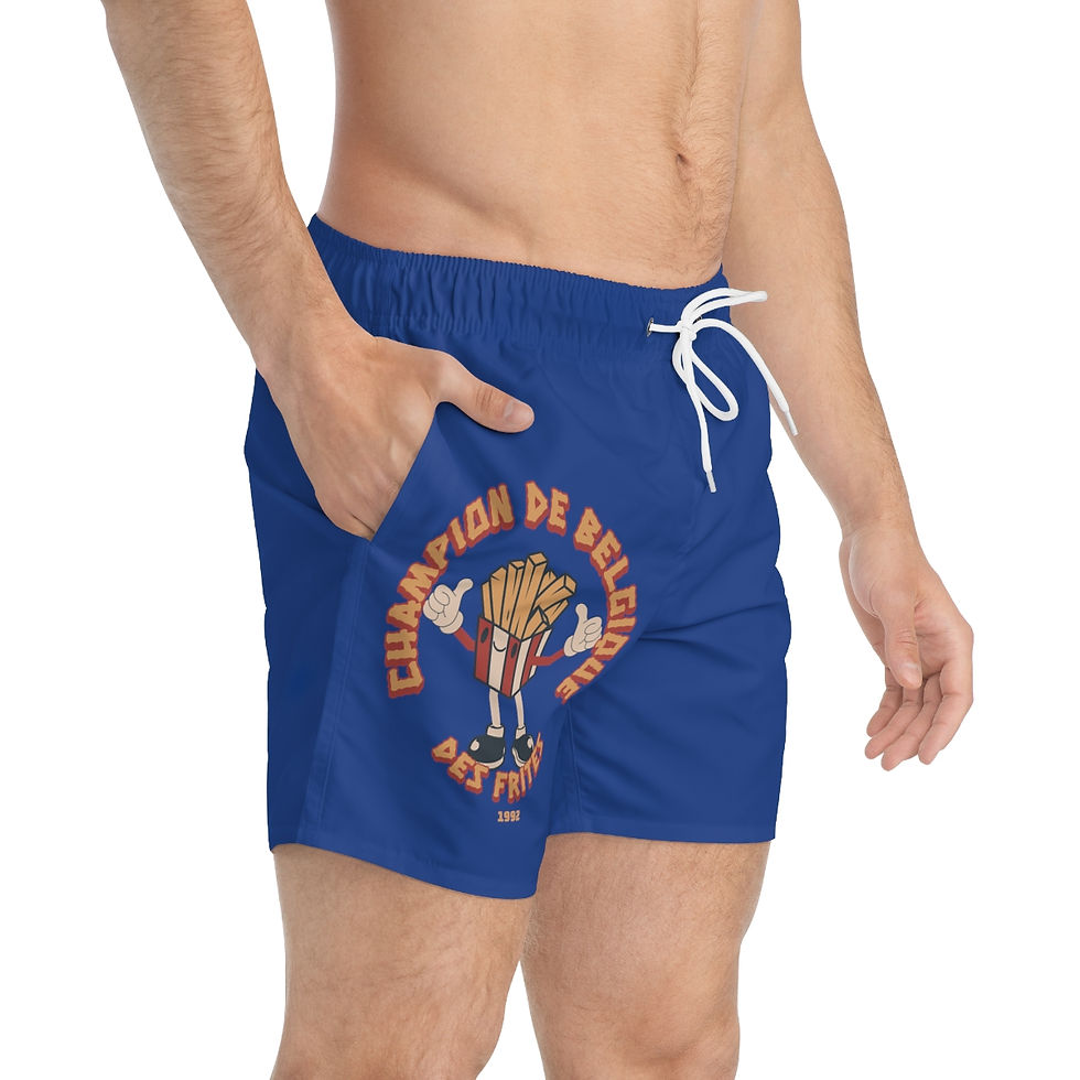 Thumbnail: French Fry Champ Belgium: Swim Trunks (AOP)