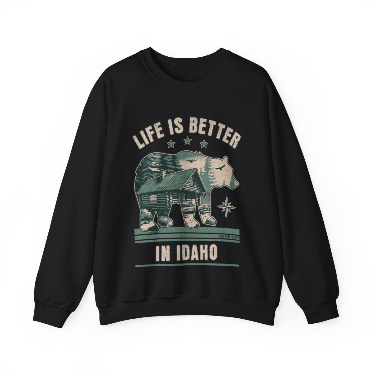 Life is Better in Idaho: Unisex Heavy Blend™ Crewneck Sweatshirt