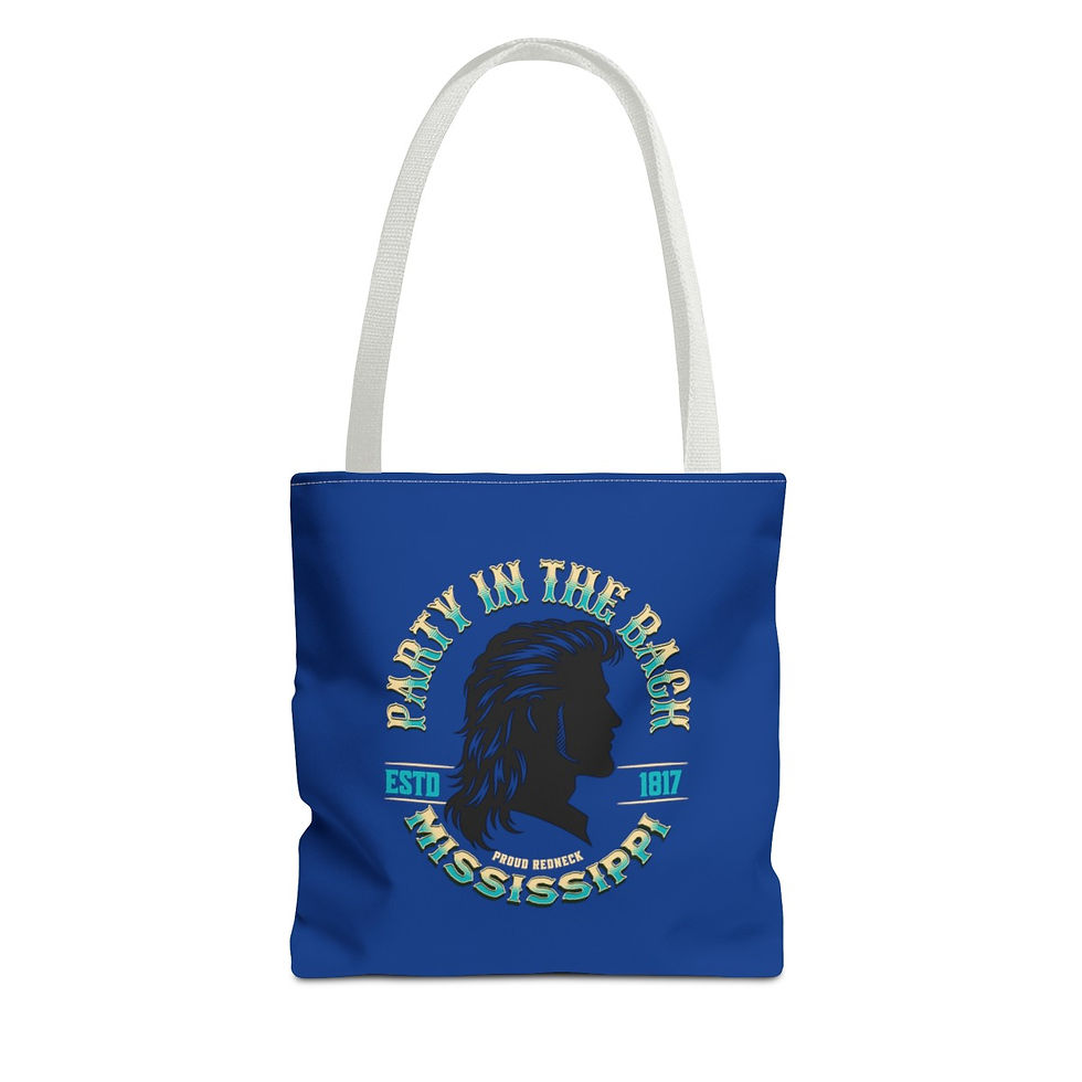 Thumbnail: Party in the Back Mississippi: Tote Bag (AOP)