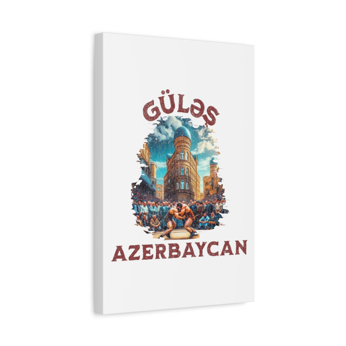 Gules Azeri: Matte Canvas, Stretched, 1.25"