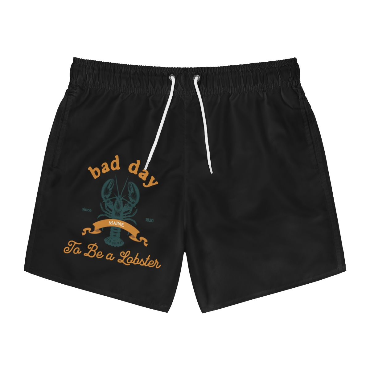 Bad Day to be a Lobster Maine: Swim Trunks (AOP)