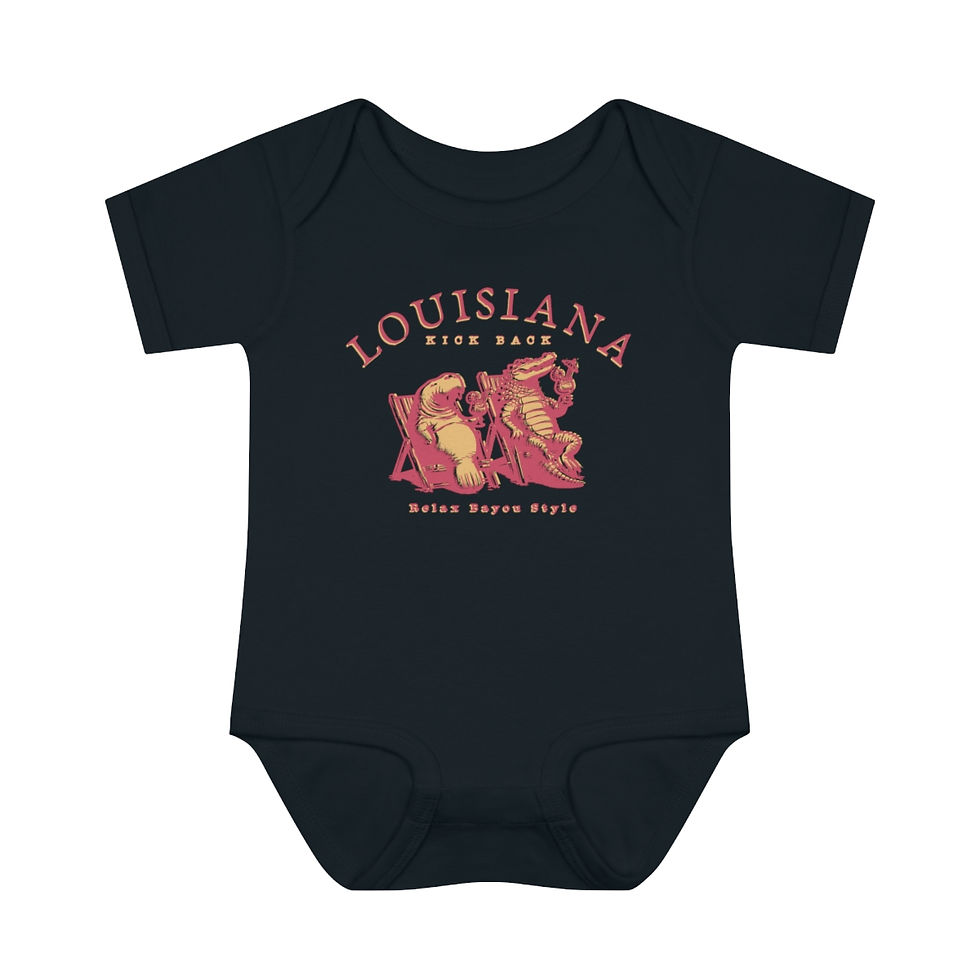 Thumbnail: Relax Louisiana: Infant Baby Rib Bodysuit