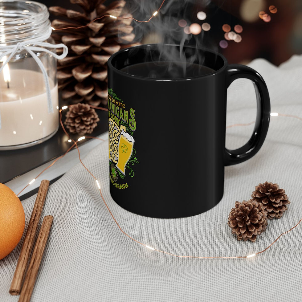 Thumbnail: Cork Ireland Shenanigans: Black Mug (11oz, 15oz)
