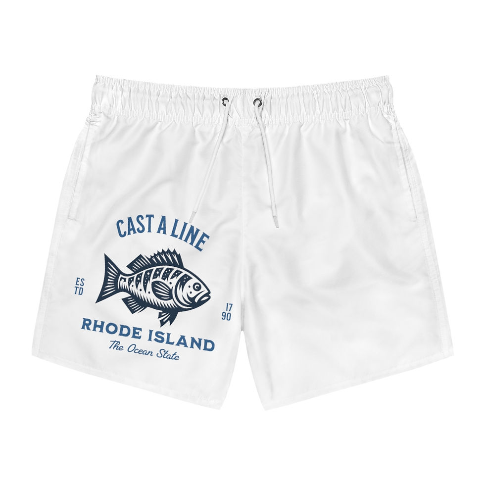 Thumbnail: Cast a Line RI: Swim Trunks (AOP)