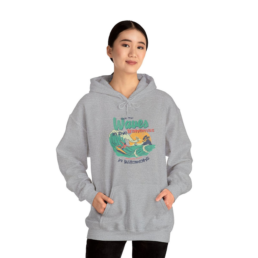Thumbnail: Ride the Waves Bahamas: Unisex Heavy Blend™ Hooded Sweatshirt