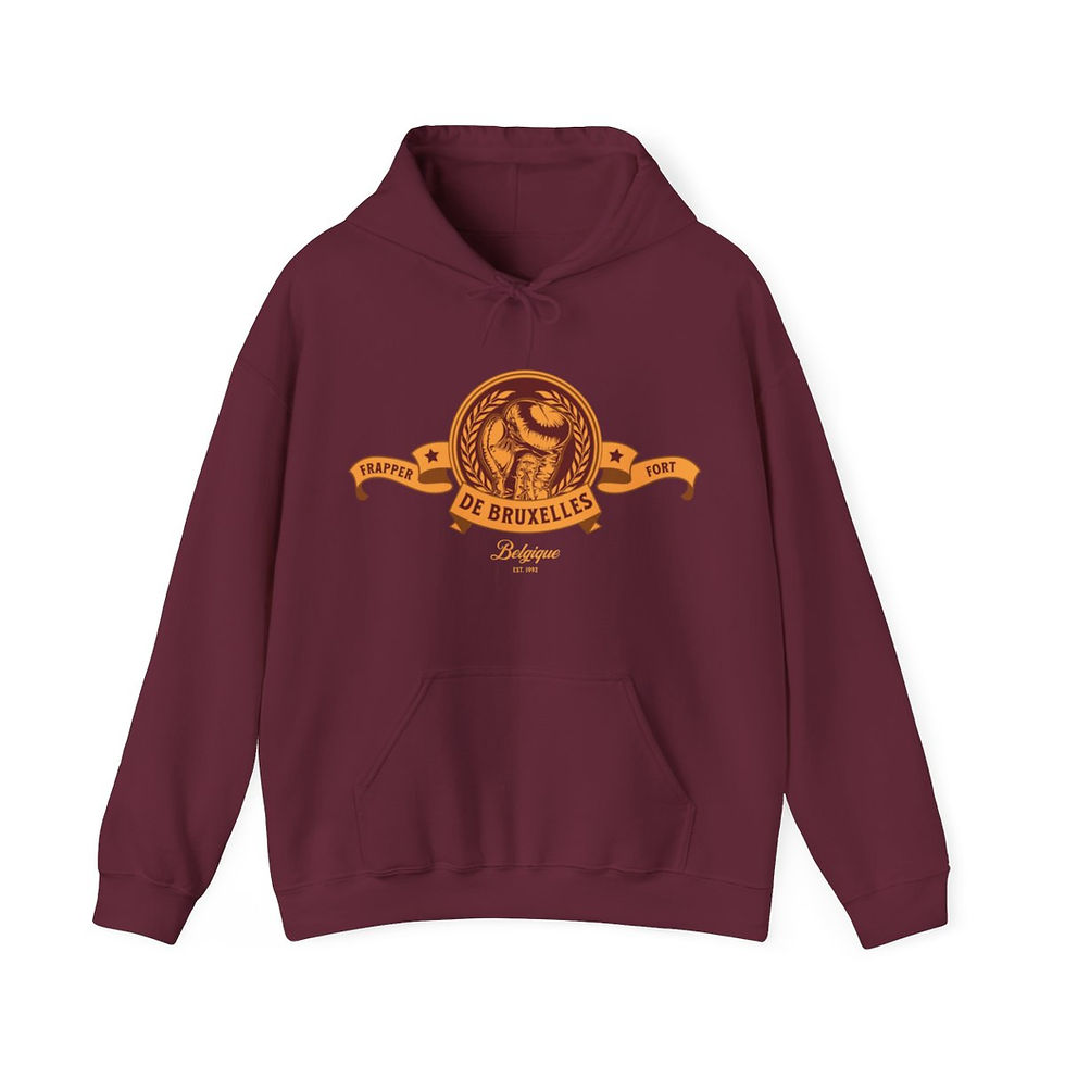 Thumbnail: Belgium Boxing - Brussels: Unisex Heavy Blend™ Hooded Sweatshirt