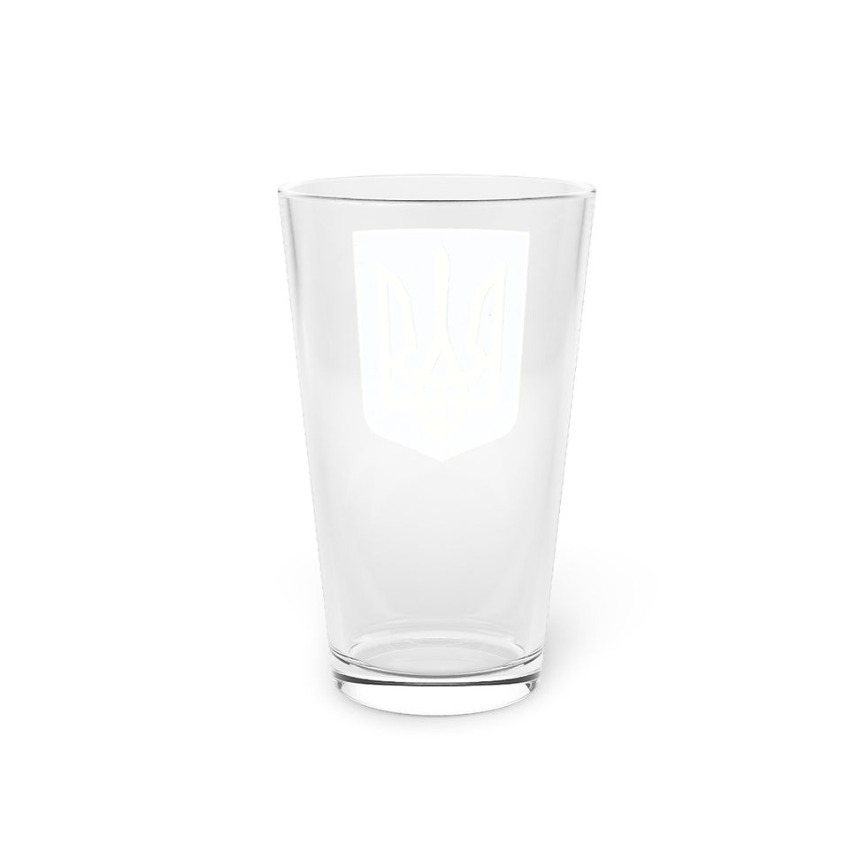 Thumbnail: Ukraine Tryzub 2: Pint Glass, 16oz