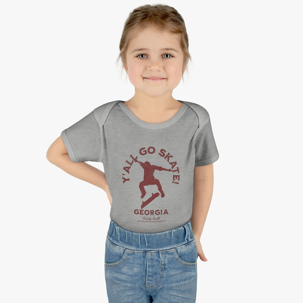 Thumbnail: Y'all Go Skate Georgia: Infant Baby Rib Bodysuit