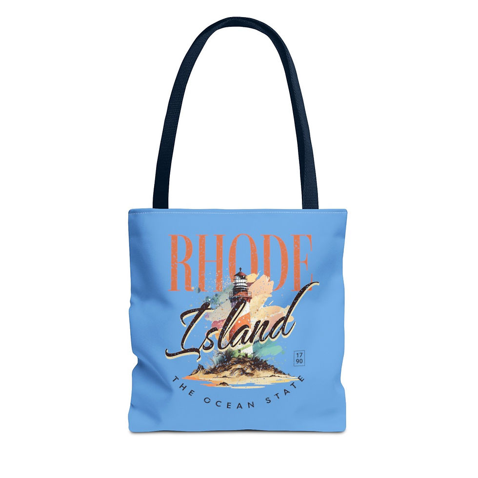 Thumbnail: Rhode Island Proud: Beach Tote Bag (AOP)