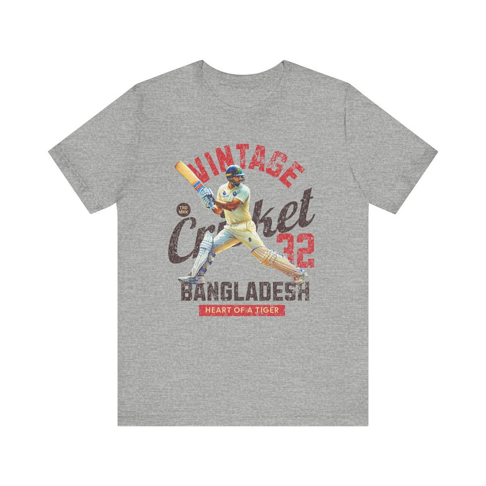 Thumbnail: Vintage Cricket Bangladesh: Unisex Jersey Short Sleeve Tee