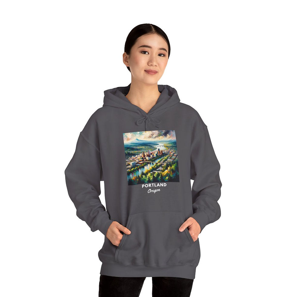 Thumbnail: Portland Oregon: Unisex Heavy Blend™ Hooded Sweatshirt