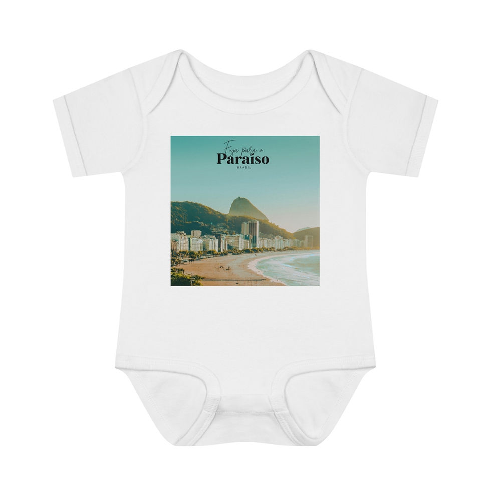 Thumbnail: Brazil Vintage: Infant Baby Rib Bodysuit