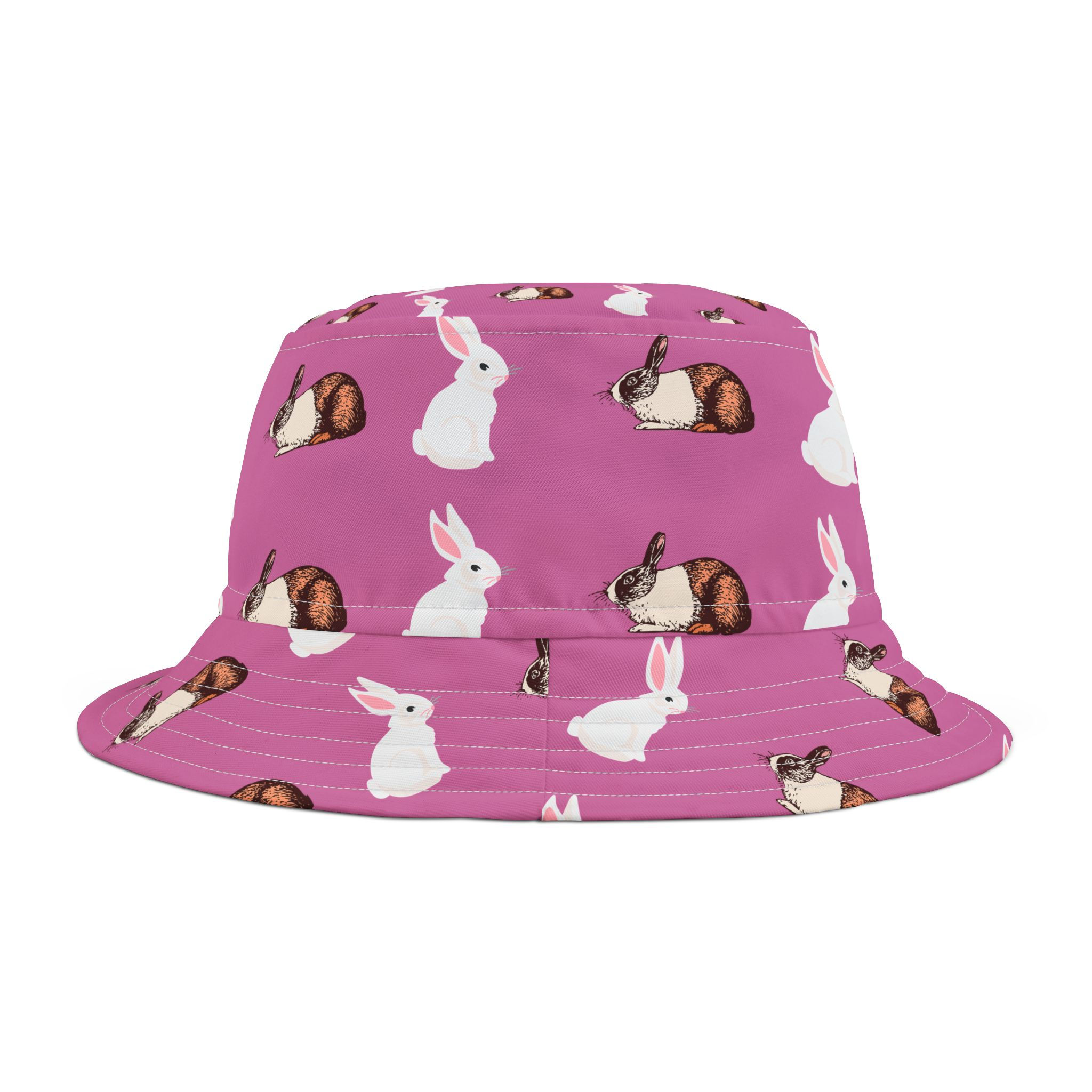 Whimsical Bunny Bucket Hat - Perfect for Spring Adventures