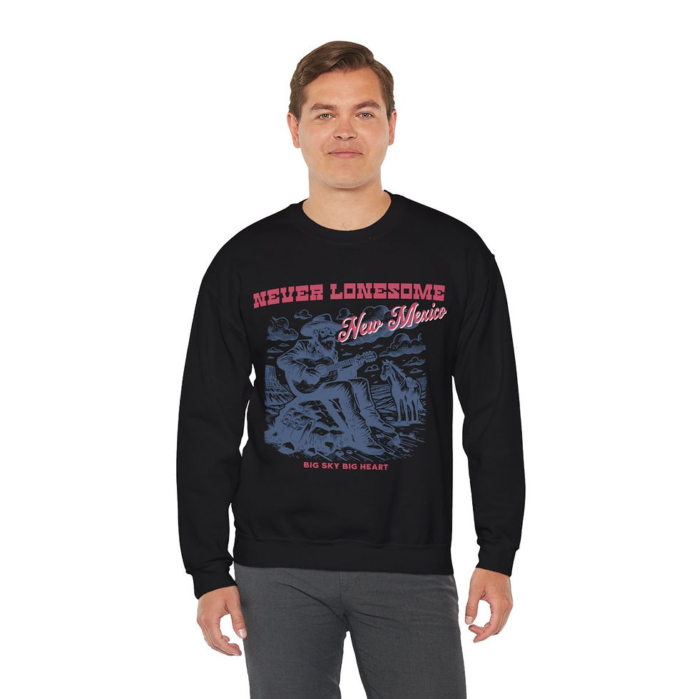 Thumbnail: Never Lonesome New Mexico: Unisex Heavy Blend™ Crewneck Sweatshirt