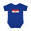 Thumbnail: Croatia Flag: Infant Baby Rib Bodysuit