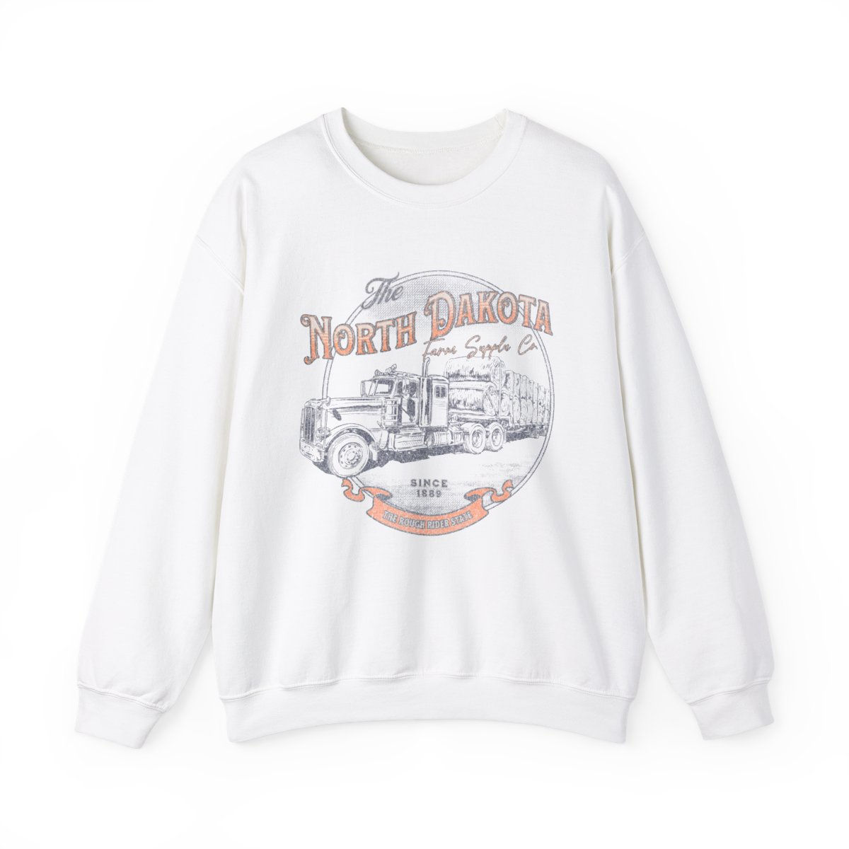 North Dakota Farm Supply: Unisex Heavy Blend™ Crewneck Sweatshirt