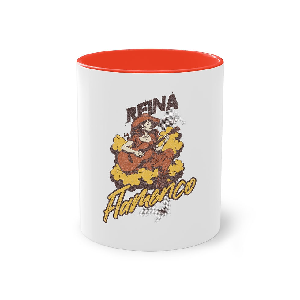 Thumbnail: Reina Flamenco Spain: Two-Tone Coffee Mug, 11oz