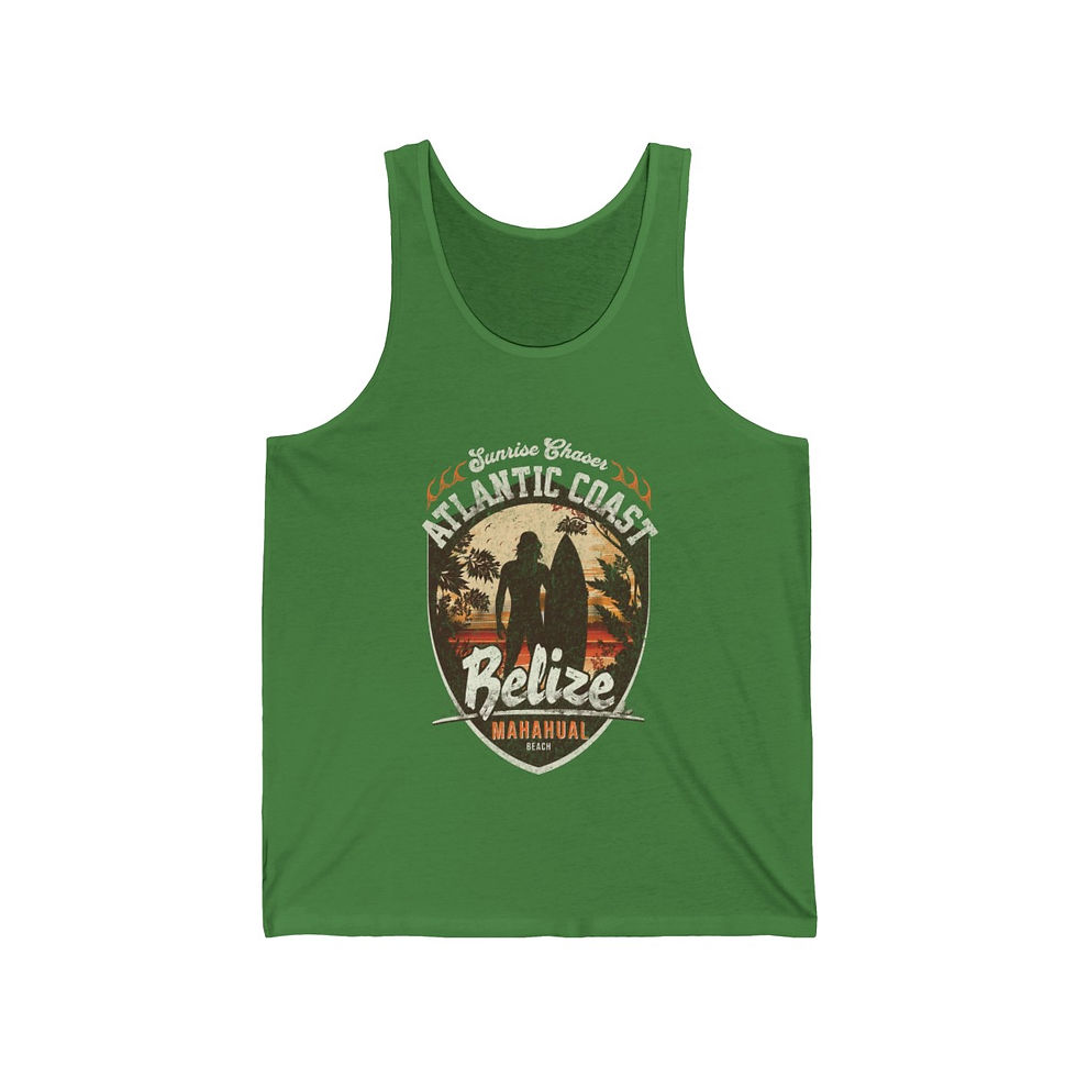 Thumbnail: Atlantic Coast Belize: Unisex Jersey Tank