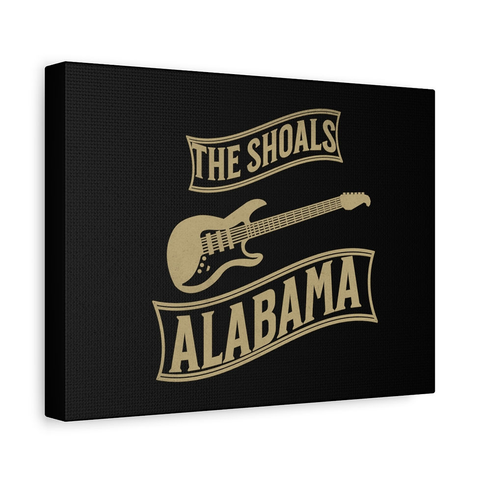 Thumbnail: The Shoals Alabama: Matte Canvas, Stretched, 1.25"