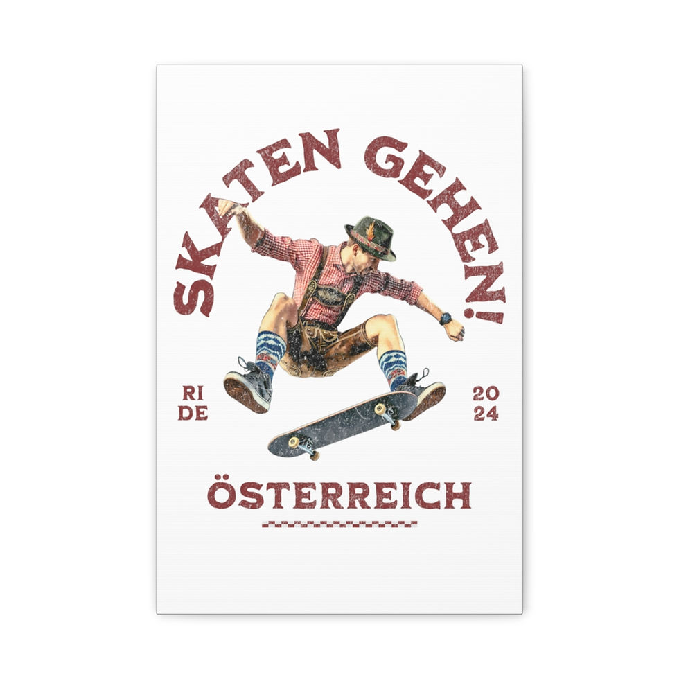 Thumbnail: Skaten Gehen Austria: Matte Canvas, Stretched, 1.25"