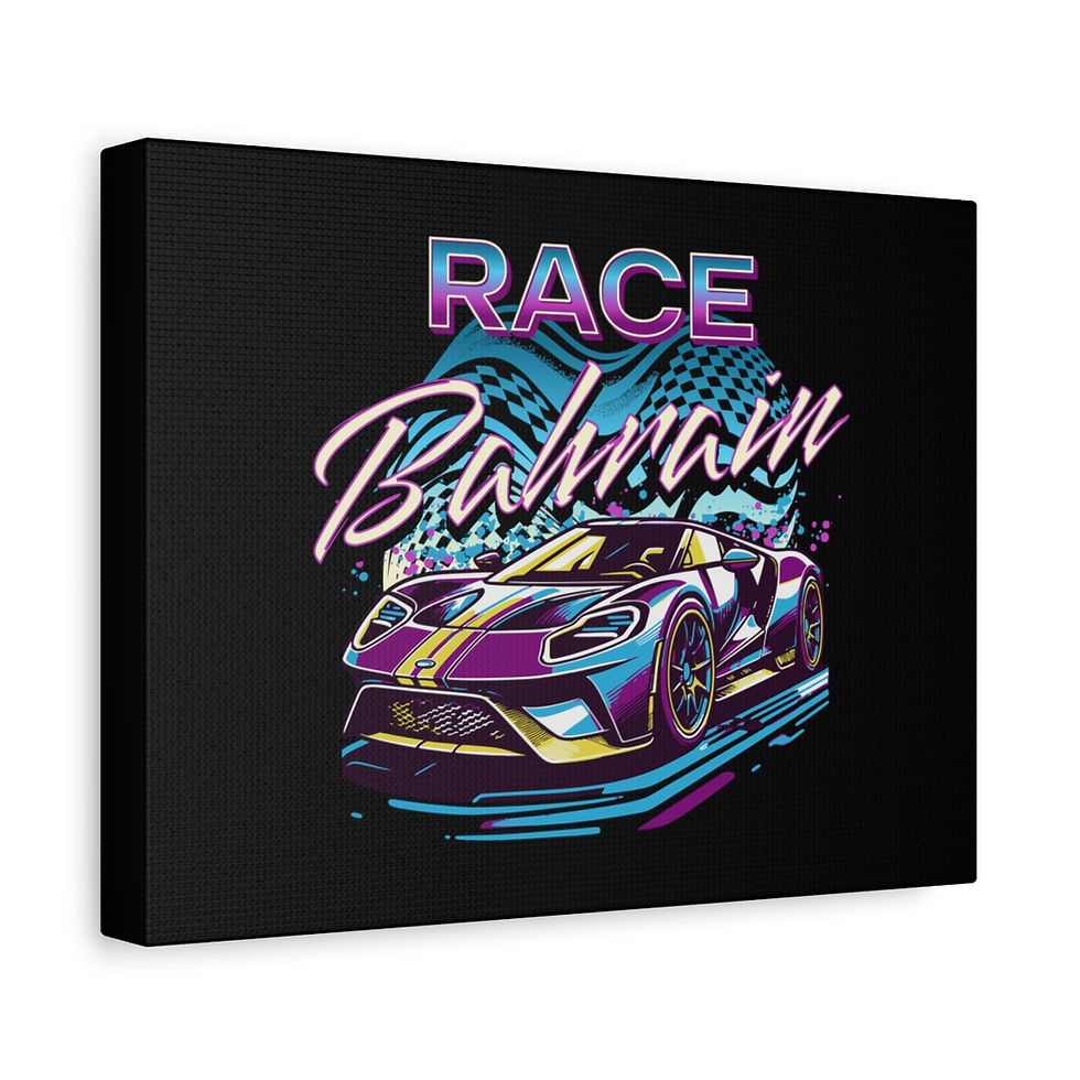 Thumbnail: Race Bahrain: Matte Canvas, Stretched, 1.25"