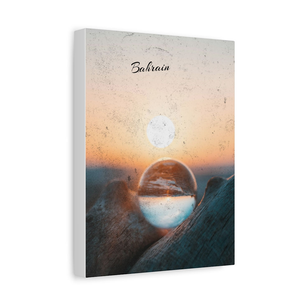 Thumbnail: Bahrain Land of Pearls: Matte Canvas, Stretched, 1.25"