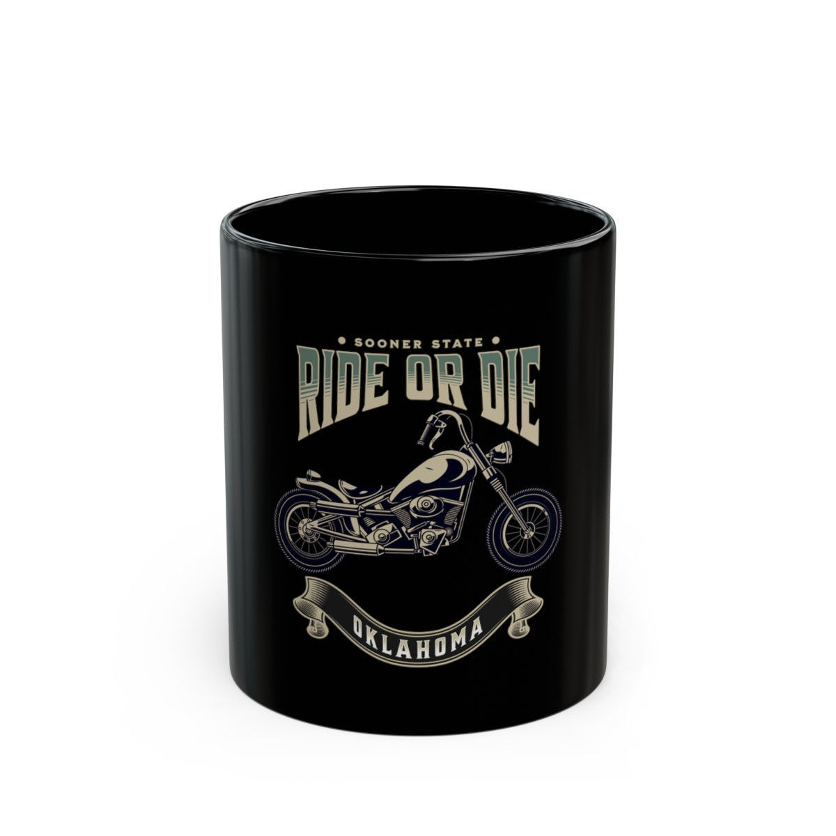 Ride or Die Oklahoma: Black Mug (11oz, 15oz)