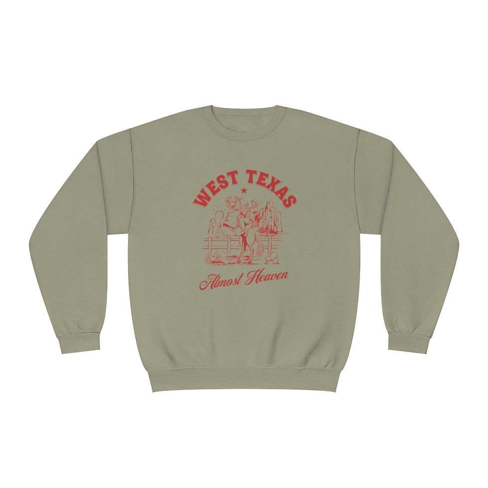 Thumbnail: West Texas Almost Heaven: Unisex NuBlend® Crewneck Sweatshirt